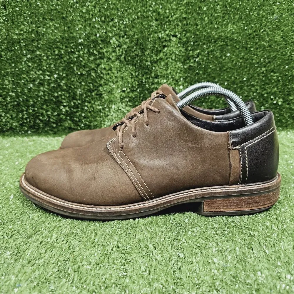 Naot Chief Walnut Brown Leather Oxford Casual Shoes Mens Size‎ EU 41 US 8